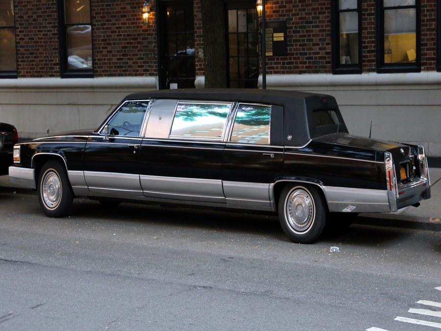 Classic stretch limousine for weddings and prom transportation